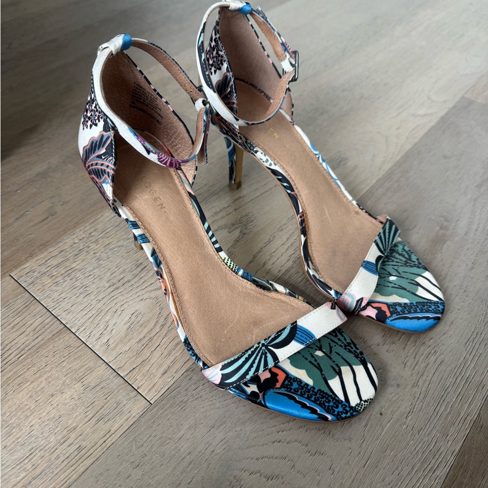 REVOLVE Halogen Multicolor Floral Heels